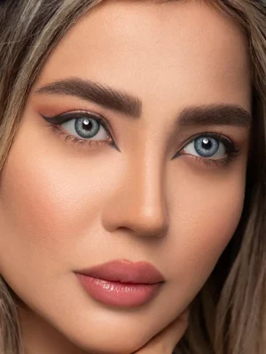لنز اپتی کالر ریتا دارک بلو آبی تیره دوردار