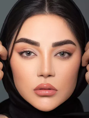 لنز اپتی کالر روبی بلو آبی بدون دور - Image 6
