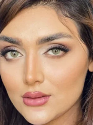 لنز اپتی کالر روبی گرین سبز روشن بدون دور - Image 2