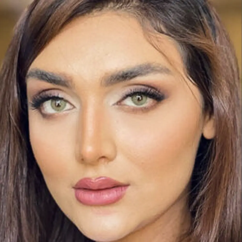 لنز اپتی کالر روبی گرین سبز روشن بدون دور - Image 2