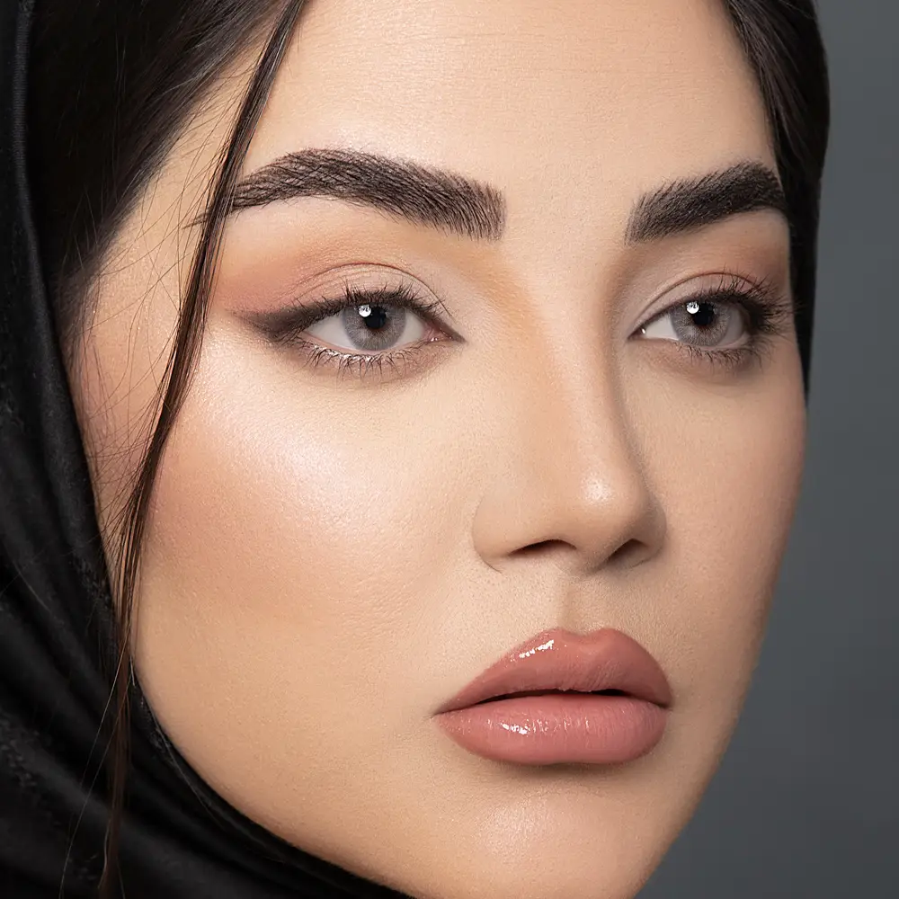 لنز اپتی کالر روبی گرین سبز روشن بدون دور