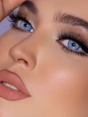 لنز اوربان لایر لاس وگاس اش بلو آبی روشن رگه سبز دور محو - Image 2