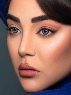 لنز رنگی اپتی کالر دارک بلو آبی تیره دوردار سالانه