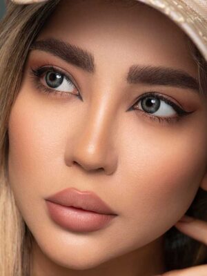 لنز رنگی اپتی کالر ریتا گرین طوسی دوردار سالانه