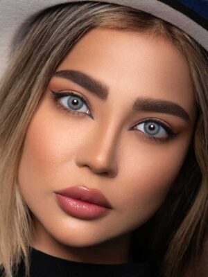 لنز رنگی اپتی کالر ریتا لایت بلو آبی روشن دور محو سالانه