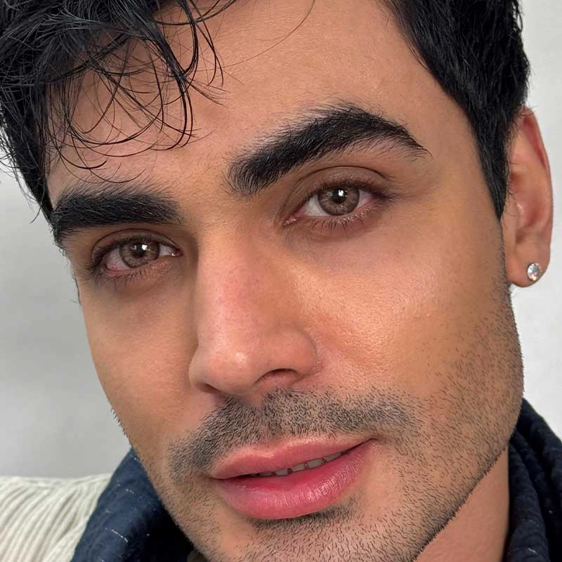 لنز رز آلیس براون قهوه ای عسلی