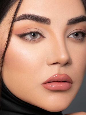 لنز رنگی اپتی کالر روبی گری طوسی دورمحو سالانه