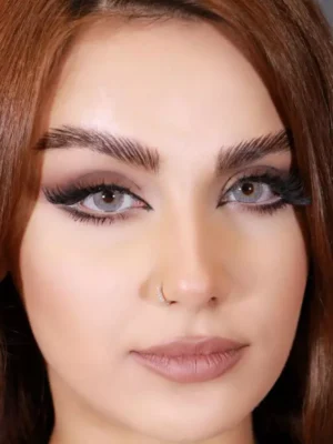 لنز سلنا آنجل طوسی سبز دوردار - Image 7