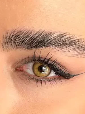 لنز سلنا بلونا عسلی طلایی دوردار - Image 5