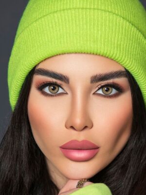 لنز عسلی سبز دوردار امپایر سلنا