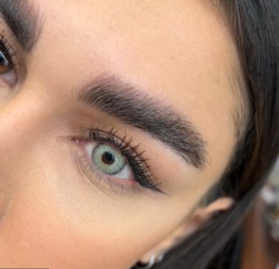 لنز طوسی سبز ترسا - tresa lena gray contact lens