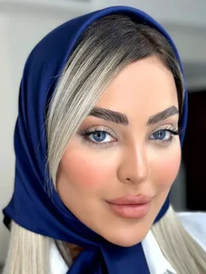 لنز یونیک دیزی آبی اقیانوسی تیله ای