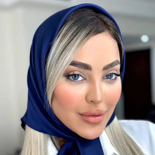 لنز یونیک دیزی آبی اقیانوسی تیله ای