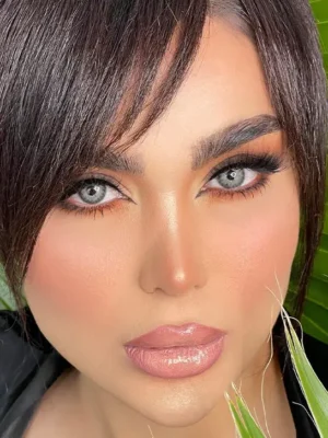 لنز یونیک اریکا سبز دور هاشوری - Image 2