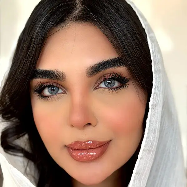 لنز یونیک ایندیگو آبی دور محو