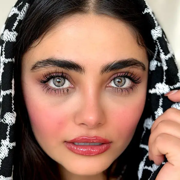 لنز یونیک جاسپر طوسی نقره ای دور دار