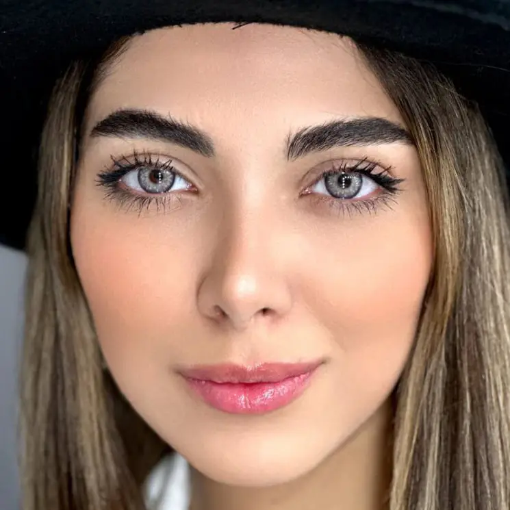 لنز یونیک جاسپر طوسی نقره ای دور دار - Image 6