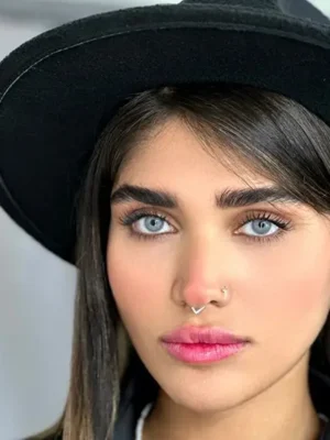 لنز یونیک کارنلین طوسی آبی تیلهای - Image 2
