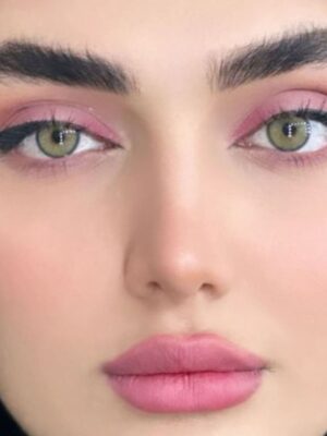 لنز یونیک لیناریا سبز عسلی دور دار