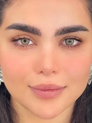لنز یونیک لیناریا سبز عسلی دور دار - Image 3