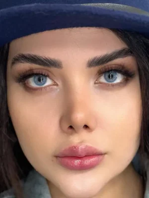 لنز یونیک لوتوس آبی بدون دور - Image 4