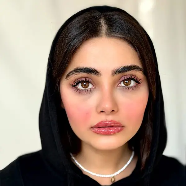 لنز یونیک نچرال هیزل قهوه ای دور دار
