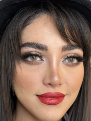 لنز یونیک پارودیا عسلی خاکی