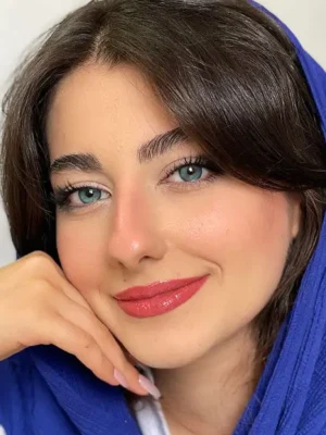 لنز یونیک اسکای فال سبز آبی دور ظریف