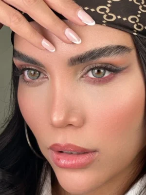 لنز اوربان لایر کلئوپاترا اسکای بلو آبی طوسی Cleopatra Sky Blue