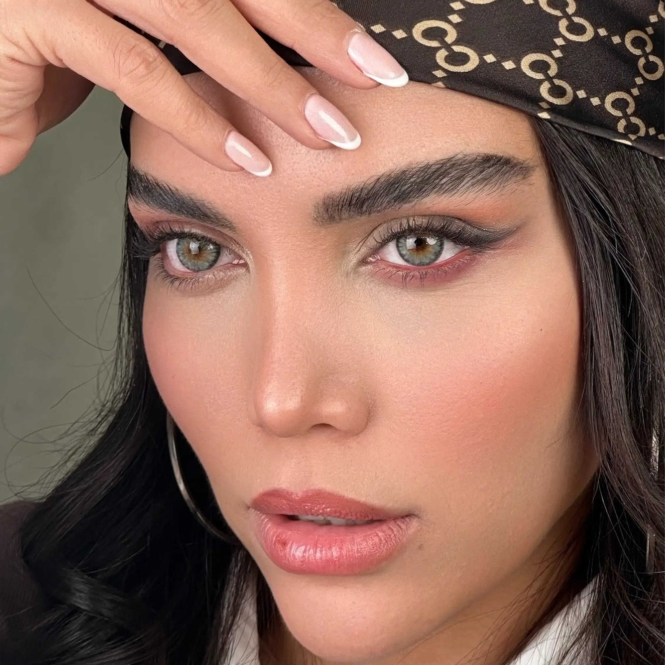 لنز اوربان لایر کلئوپاترا اسکای بلو آبی طوسی Cleopatra Sky Blue