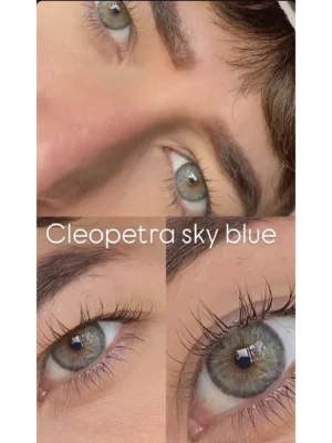 لنز اوربان لایر کلئوپاترا اسکای بلو آبی طوسی Cleopatra Sky Blue - Image 5