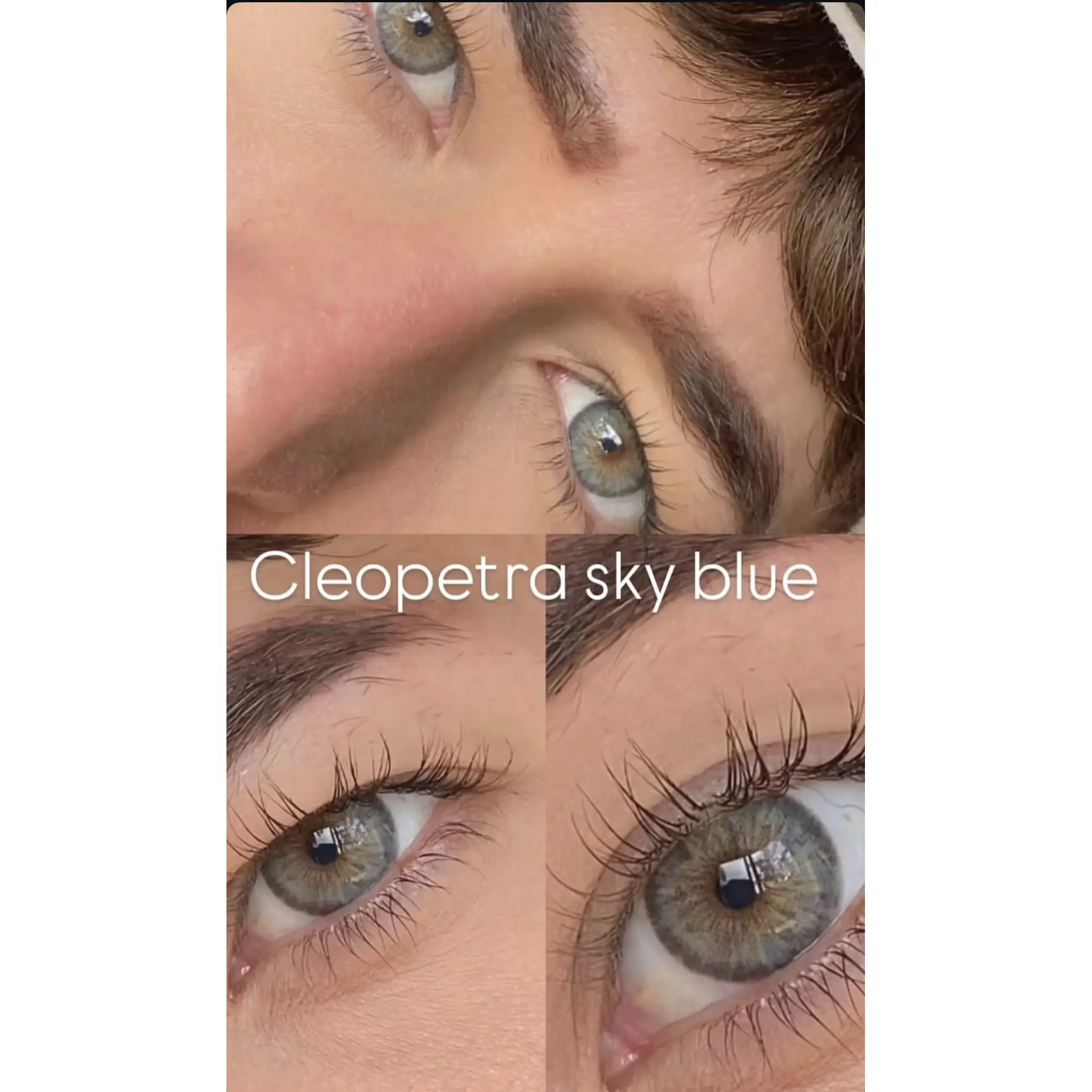 لنز اوربان لایر کلئوپاترا اسکای بلو آبی طوسی Cleopatra Sky Blue - Image 5