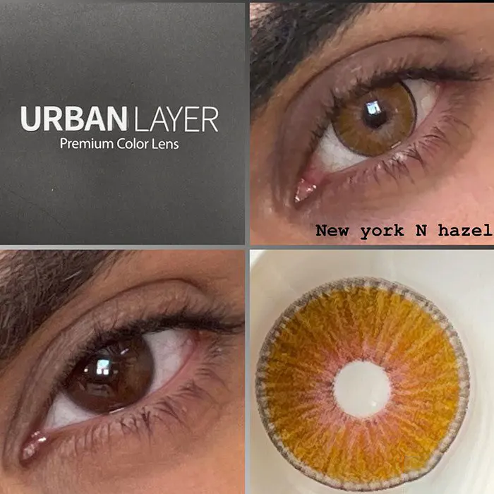 لنز اوربان لایر نیویورک ان هیزل قهوه ای عسلی New york N Hazel