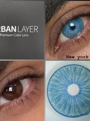 لنز اوربان لایر نیویورک ان بلو آبی روشن New york N Blue
