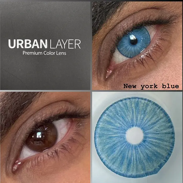 لنز اوربان لایر نیویورک ان بلو آبی روشن New york N Blue