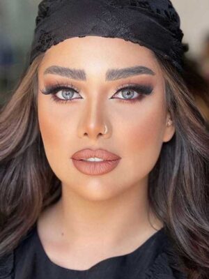لنز رنگی آماندا طوسی خاکستری بافت پنج بعدی آئورا گری سالانه
