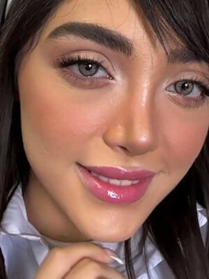 لنز رنگی آماندا آلموند هانی طوسی عسلی