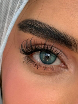 لنز رنگی پنج بعدی سبز آبی عسلی سایه روشن آرکتیک بلو آماندا