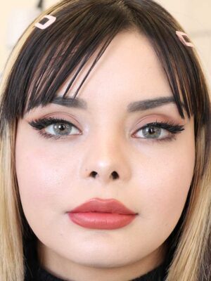 لنز رنگی طوسی عسلی ایفوریا افسانه فصلی