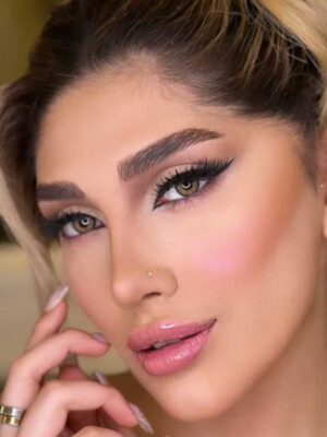 لنز رنگی سلنا امپایر عسلی یک دست دوردار