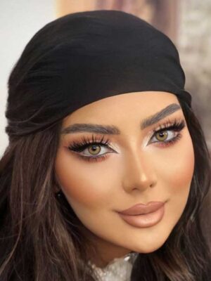 لنز رنگی بلونا عسلی گرم دوردار