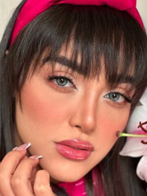 لنز رنگی آماندا دایموند بلو آبی اقیانوسی دوردار