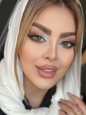 لنز رنگی سبز عسلی کهکشانی کد 1123 - Image 6
