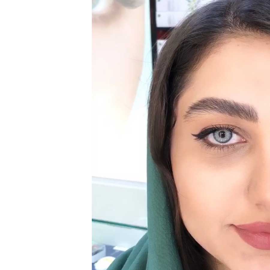 لنز رنگی آبی اقیانوسی ترسا لنا بلو