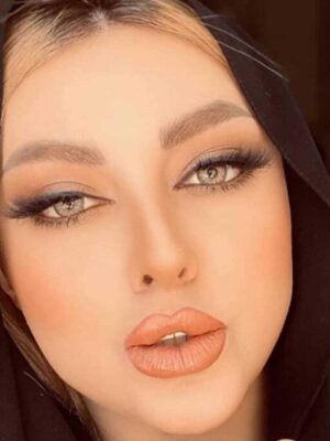 لنز رنگی طوسی عسلی ترسا لنا هیزل