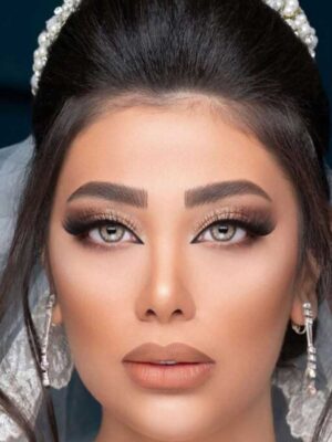 لنز رنگی طوسی عسلی ترسا لنا هیزل