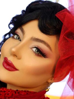 لنز رنگی طوسی عسلی ترسا لنا هیزل