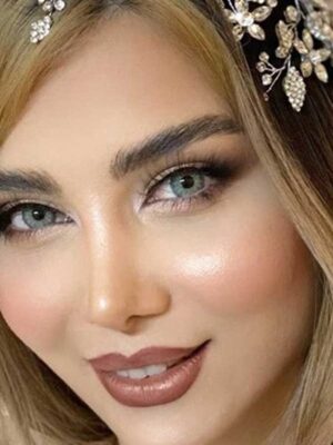 لنز رنگی طوسی سبز ترسا لنا گری