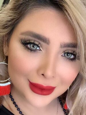 لنز رنگی طوسی سبز ترسا لنا گری