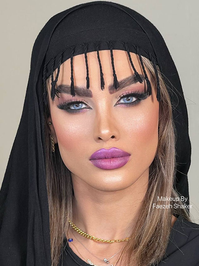 لنز آبی روشن آماندا پاستل بلو